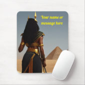 Black Egyptian Queens Mousepad Muismat (Met muis)
