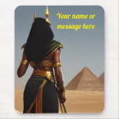 Black Egyptian Queens Mousepad Muismat (Voorkant)