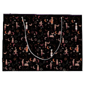 Black Eid Gift Bag Groot Cadeauzakje (Achterkant)
