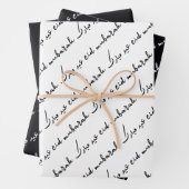 Black Eid Mubarak Inpakpapier Vel (In situ)