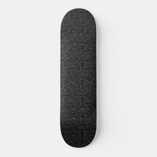 Black Electronica Persoonlijk Skateboard (Voorkant)