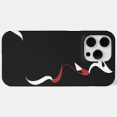 Black Elegance: bescherm je telefoon met stijl Case-Mate iPhone Case (Achterkant (horizontaal))