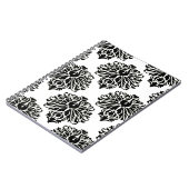 Black Elegant Damask Notitieboek (Linkerzijde)
