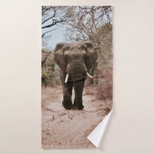 BLACK ELEPHANT WALT IN BROWN SAND BADHANDDOEK (Badhanddoek)