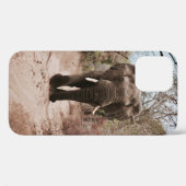 BLACK ELEPHANT WALT IN BROWN SAND Case-Mate iPhone CASE (Achterkant (horizontaal))