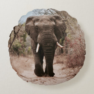 BLACK ELEPHANT WALT IN BROWN SAND ROND KUSSEN