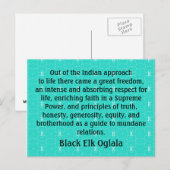 Black Elk briefkaart (Voorkant / Achterkant)