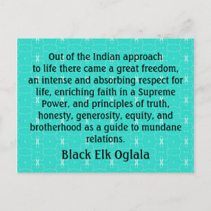 Black Elk briefkaart