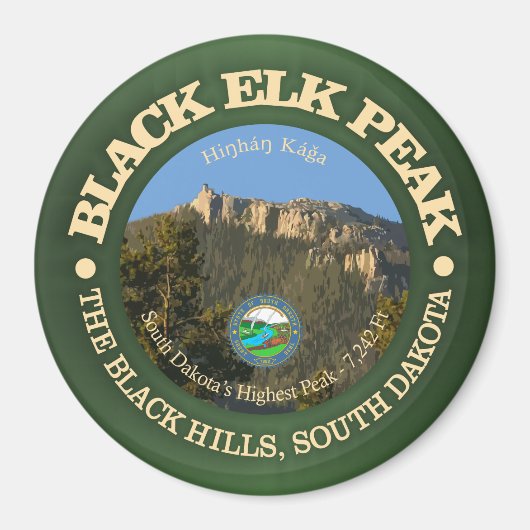 Black Elk Peak Magneet (Voorkant)