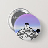 Black Elk Peak Mountains Ronde Button 5,7 Cm (Voorkant /achterkant)