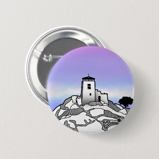 Black Elk Peak Mountains Ronde Button 5,7 Cm (Voorkant /achterkant)