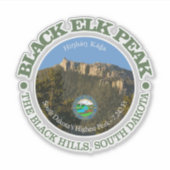 Black Elk Peak Sticker (Voorkant)
