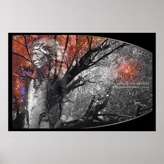 BLACK ELK POSTER (Voorkant)