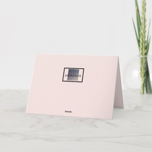 Black Elk Silhouette Wenskaart Kaart (Achterkant)