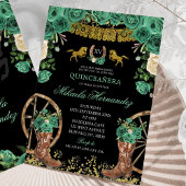 Black Emerald Green Hunter Westerne laarzen XV Año Kaart