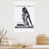 Black Emmanuelle Poster (Keuken)