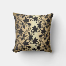 Black en Gold Damask