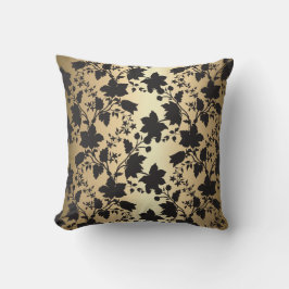 Black en Gold Damask Kussen