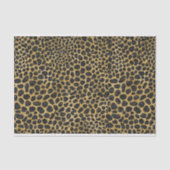 BLACK- EN GOLD LEOPARD-PATRONEN TISSUEPAPIER (Voorkant)