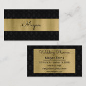 Black en Gold Professional Visitekaartje (Voorkant / Achterkant)