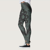 Black en Sage Bandana Boho Leggings (Links)
