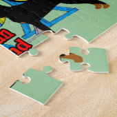 Black en Tan Coonhound Agility Legpuzzel (Zijkant)