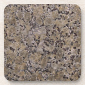 Black en Tan Granite Bier Onderzetter (Voorkant)