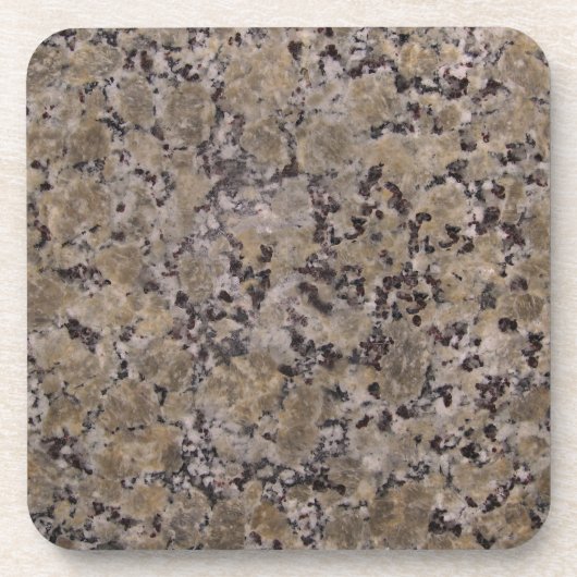 Black en Tan Granite Bier Onderzetter (Voorkant)
