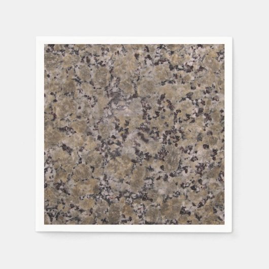 Black en Tan Granite Servetten (Voorkant)