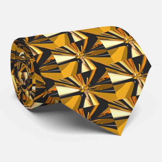 Black en Tan Stropdas (Opgerold)