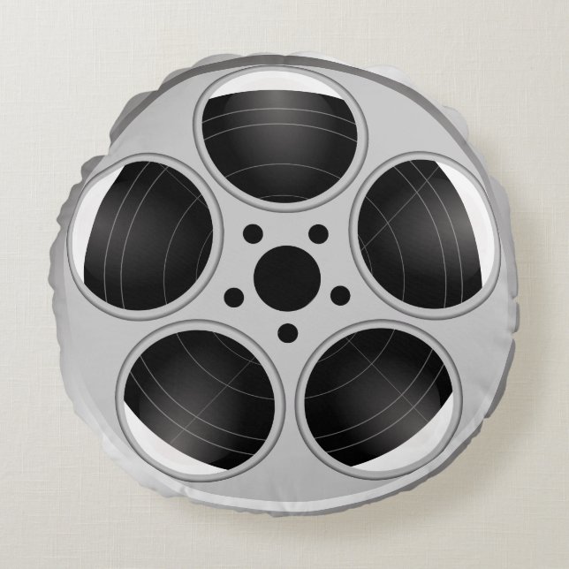 BLACK EN WITTE FILM REEL ROND KUSSEN (Voorkant)