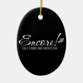 Black Encore Logo 2011 Ornament (Voorkant)
