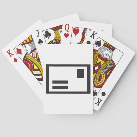 Black Envelope-speelkaarten Pokerkaarten (Achterkant)