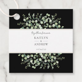 Black Eucalyptus Samen Voor Altijd Trouw  Bedankjes Labels