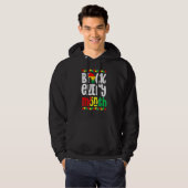 Black Every Month Black History Month African Prid Hoodie (Voorkant volledig)