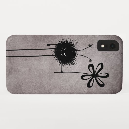 Black Evil Flower Bug Case-Mate iPhone Case (Achterkant (horizontaal))