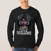 Black Excellence African Pride Black History Month T-shirt (Voorkant)