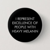 Black Excellence Button (Voorkant)