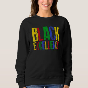 Black Excellence Design voor mannen Vrouwen Black  Trui