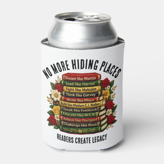 Black Excellence History Heroes Bookish Gift Blikjeskoeler (Blikje Voorkant)