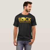 Black Excellence Melanin African Black History Bla T-shirt (Voorkant volledig)
