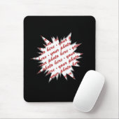 Black EXPLODE Foto Lijst Muismat (Met muis)