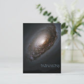 Black Eye Galaxy aka Sleeping Beauty Galaxy Briefkaart (Staand voorkant)