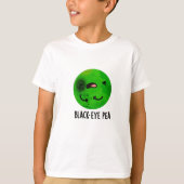 Black Eye Pea Funny Veggie Pun T-shirt (Voorkant)