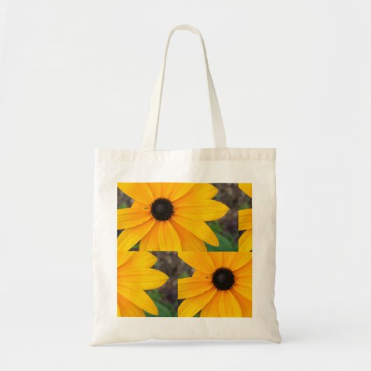 Black Eye Susan Flower Canvas tas Shopping Bag (Voorkant)