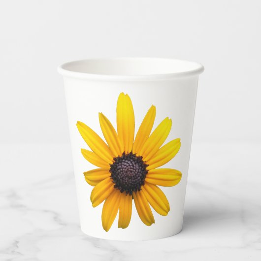 Black-eye Susan Papieren Bekers (Achterkant)