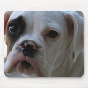 Black Eyed Boxer Dog Muismat