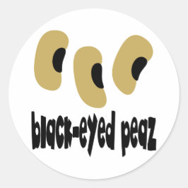 Black-Eyed Peaz Ronde Sticker