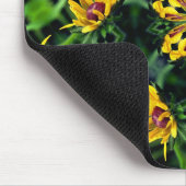 Black Eyed Susan Abstracte Flower Art Muismat (Hoek)