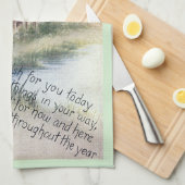 Black Eyed Susan Birthday Theedoek (Quarter Fold)